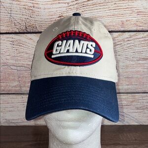 Pre Owned New Era Tan & Blue 9Twenty New York Giants 2024 100 Seasons Adjustable